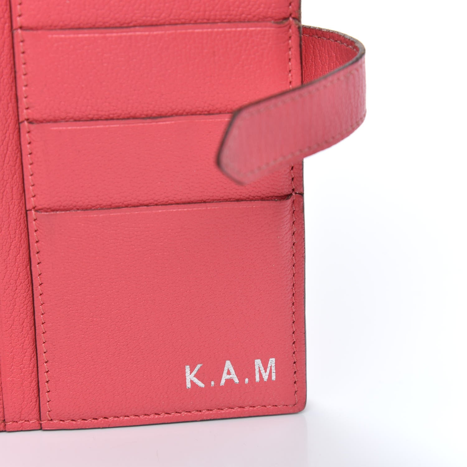 Hermes Chevre Mysore Bearn Gusset Wallet Rose Azalee 6 of 7