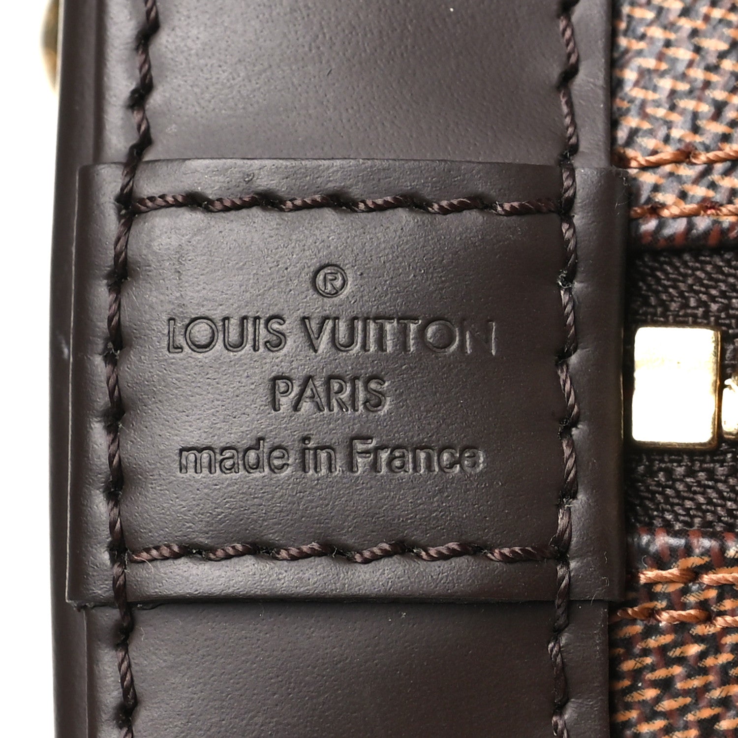 Louis Vuitton Damier Ebene Alma BB 6 of 10