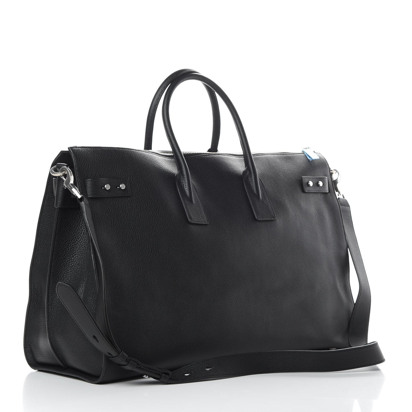 Grained Calfskin 48H Sac De Jour Duffle Black