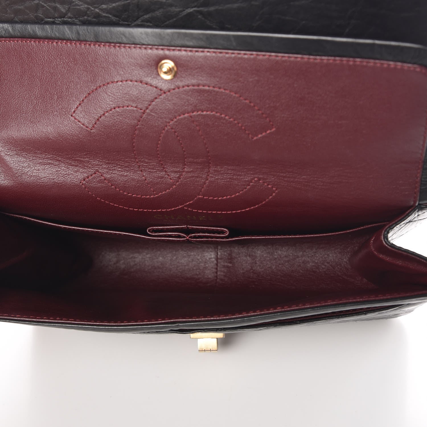 Chanel Aged Calfskin Quilted 2.55 Reissue 226 Flap Black 7 of 9