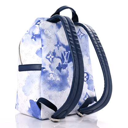 Louis Vuitton Monogram Watercolor Discovery Backpack Blue 3 of 14