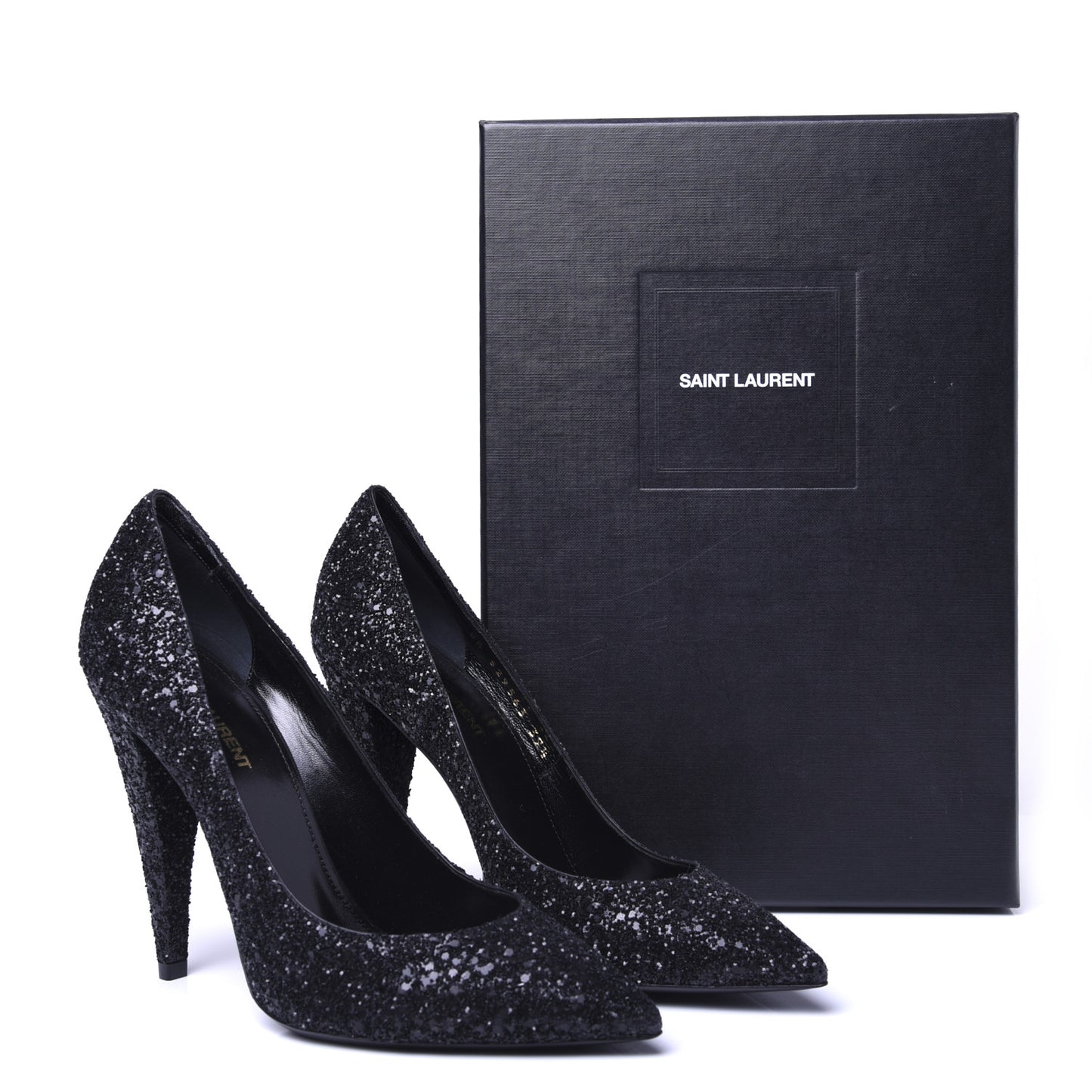 Glitter Era Pumps 39.5 Black Silver