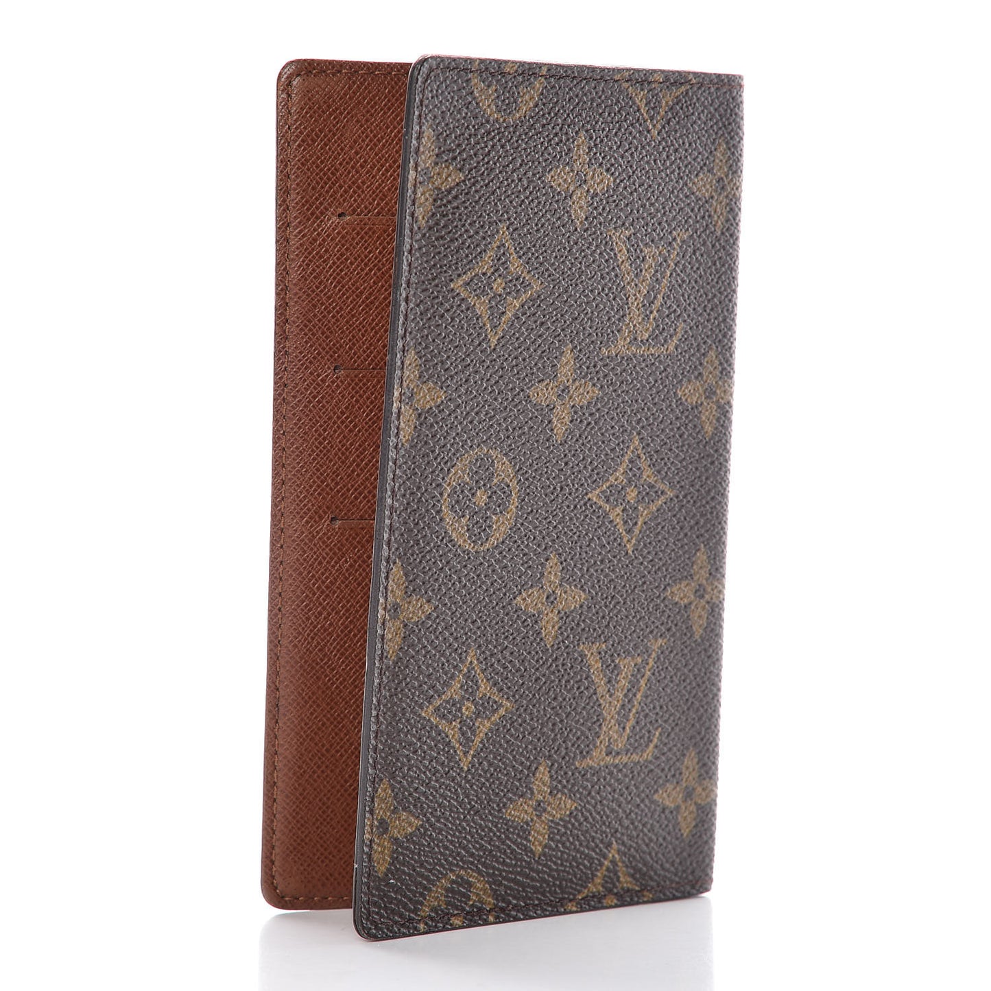Monogram Checkbook Holder Case Wallet
