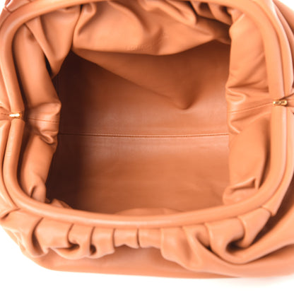 Bottega Veneta Smooth Butter Calf The Pouch Oversized Clutch Clay 5 of 10