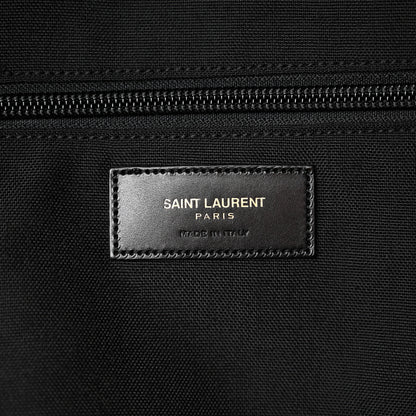Saint Laurent Canvas Zebra Print City Backpack Black White 6 of 10