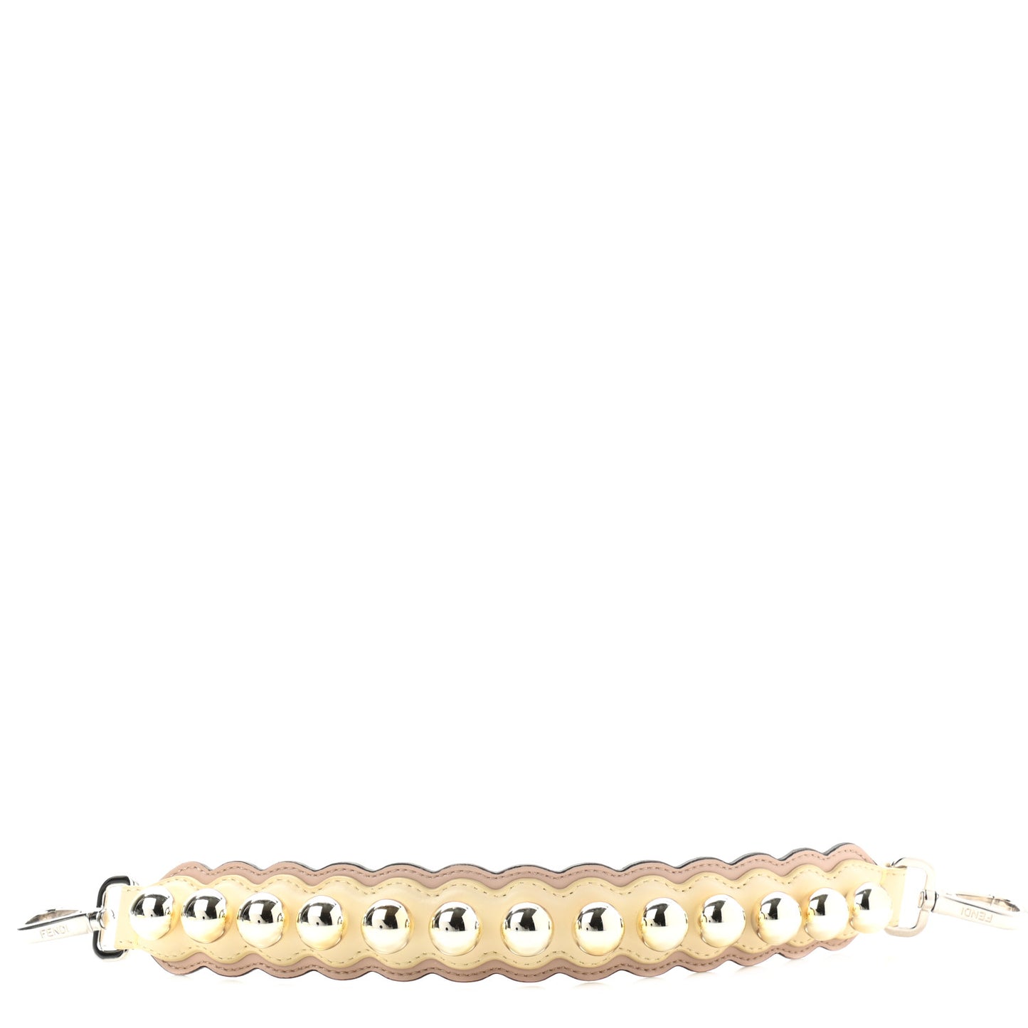 Vitello Liberty Pearl Bi-Color Scalloped Mini Strap You Soap Burro