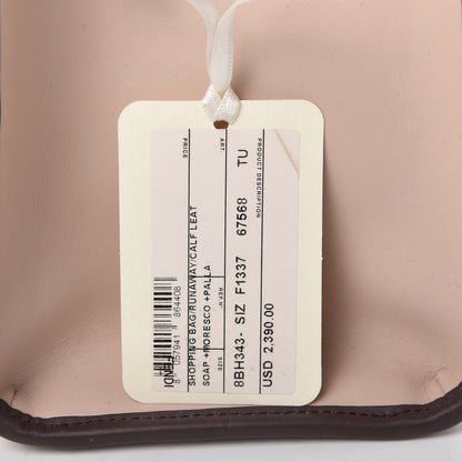 Fendi Vitello Century Opaco F is Fendi Bi-Color Regular Runaway Satchel Soap Moresco 11 of 11