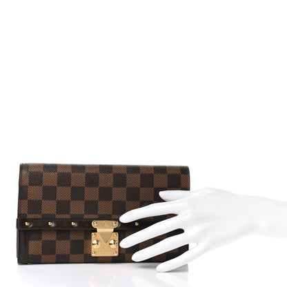 Louis Vuitton Damier Ebene Venice Wallet 2 of 8