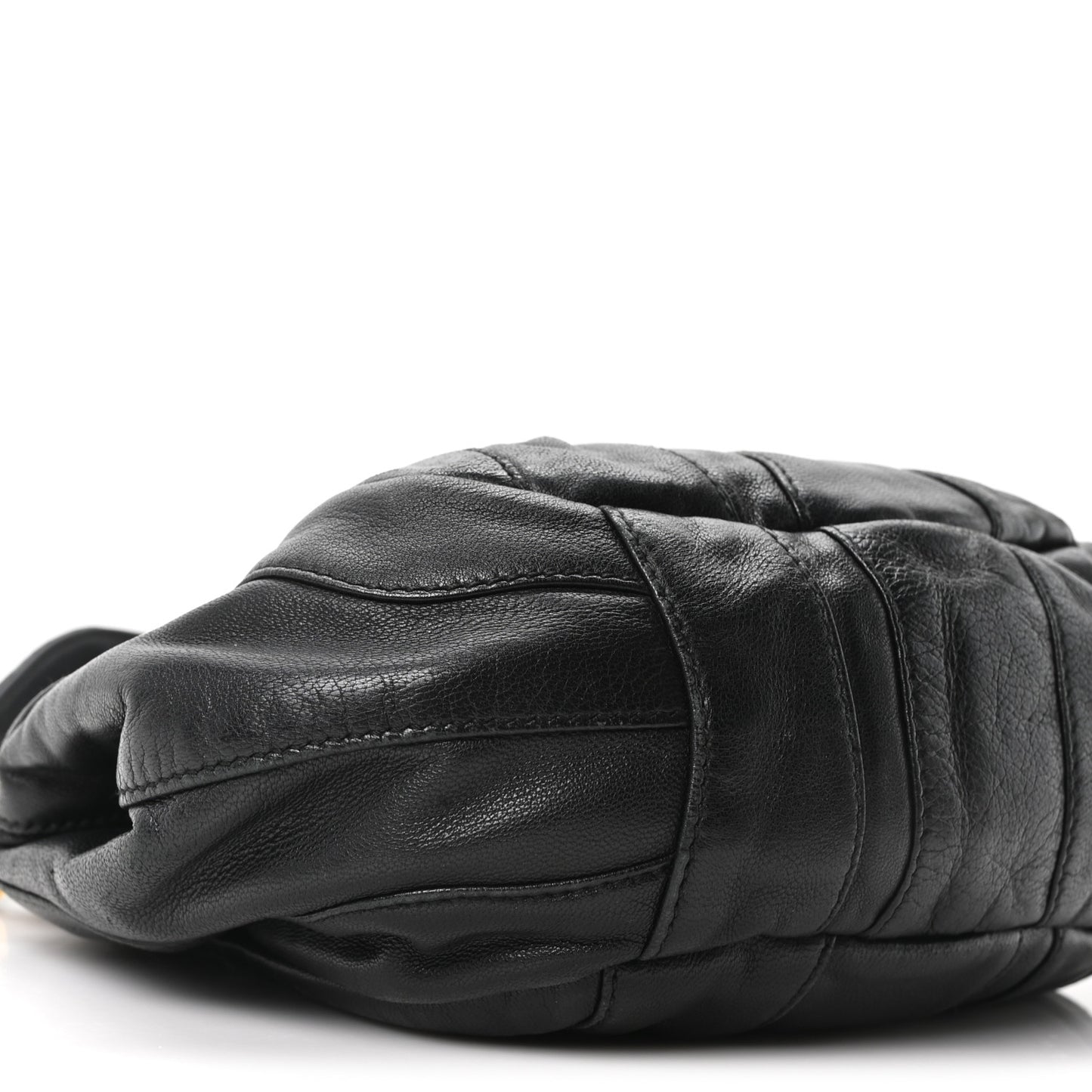 Nappa Stripes Mini Shoulder Bag Black