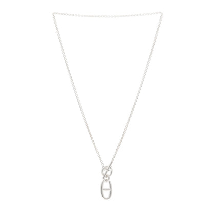 Hermes Sterling Silver Amulette Chaine d'Ancre Necklace 3 of 5