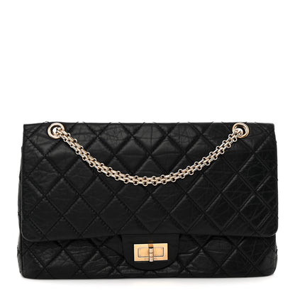 Chanel Aged Calfskin Quilted 2.55 Reissue 227 Flap Black 1 of 12