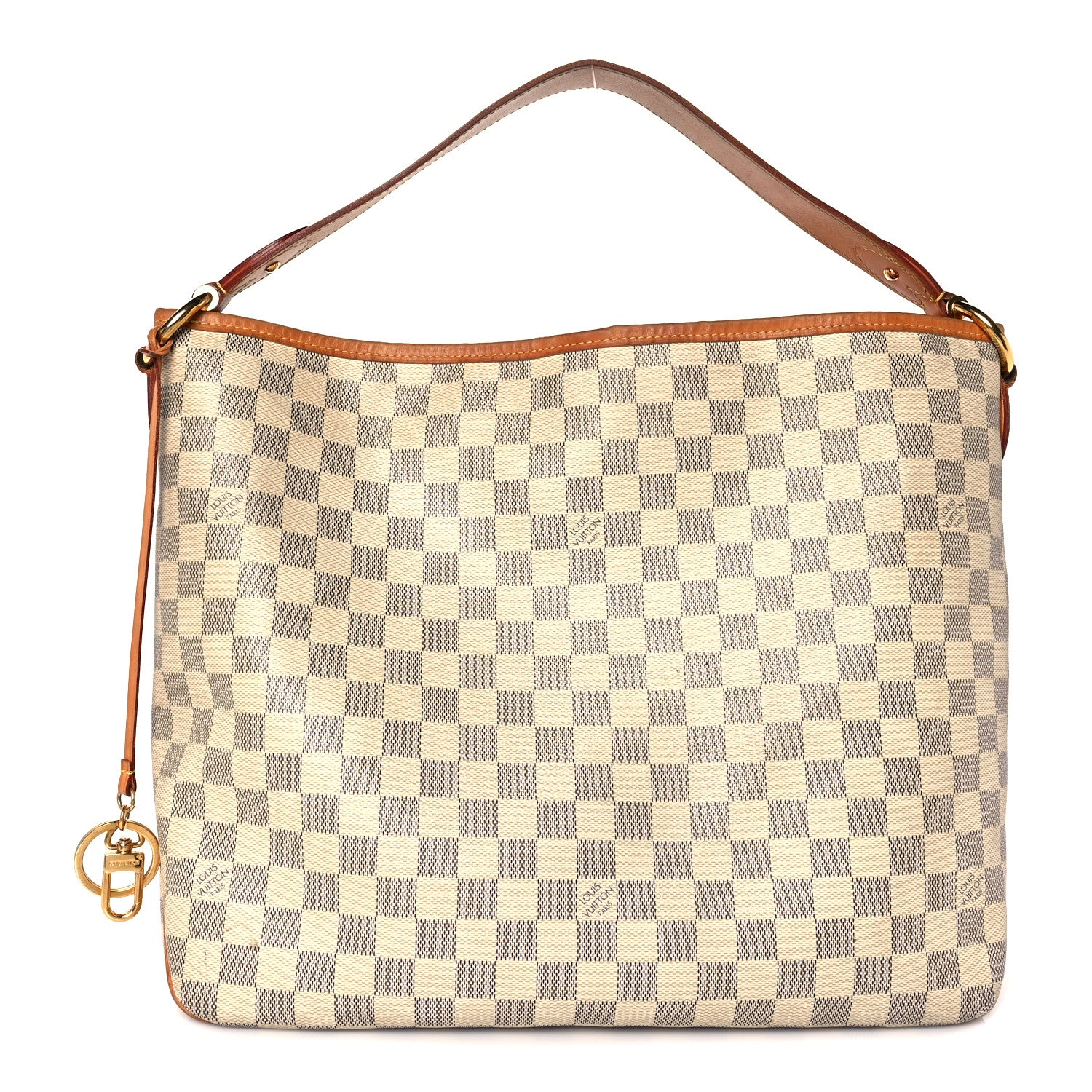 Louis Vuitton Damier Azur Delightful MM Pink 1 of 14