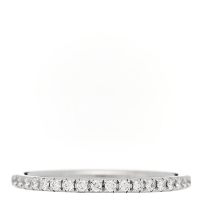 Tiffany Platinum Diamond Metro Full Eternity Band Ring 49 5 3 of 5