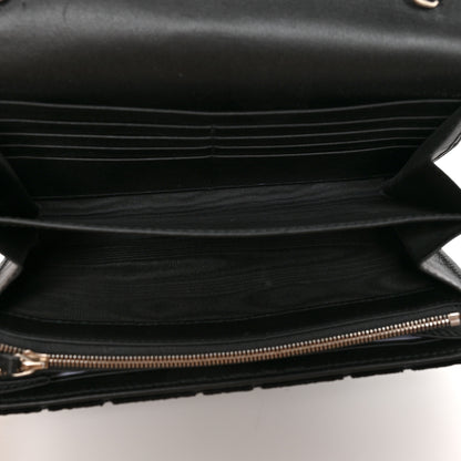 Gucci Velvet GG Monogram Mini Dionysus Chain Wallet Black 5 of 12