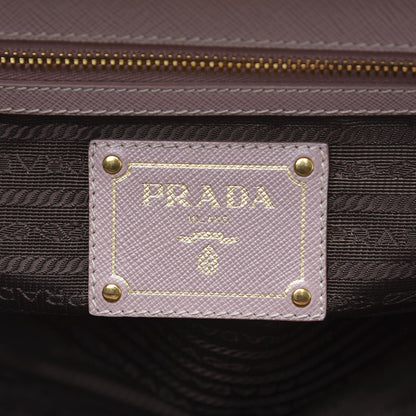 Prada Saffiano Frame Top Handle Bag Cammeo 5 of 13