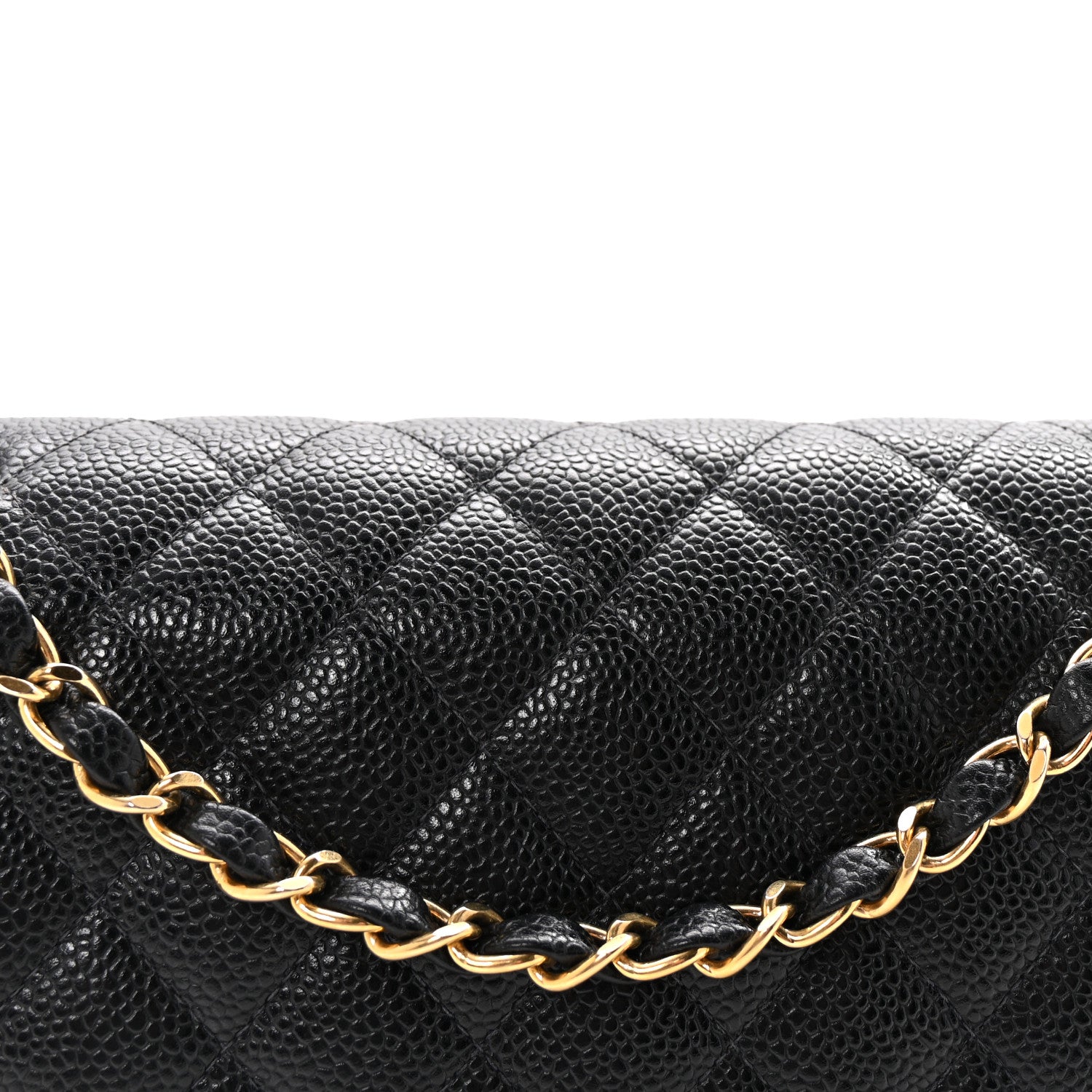Chanel Caviar Quilted Medium Double Flap Black 8 of 10