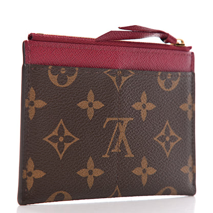 Louis Vuitton Monogram Zipped Card Holder Fuchsia 3 of 8