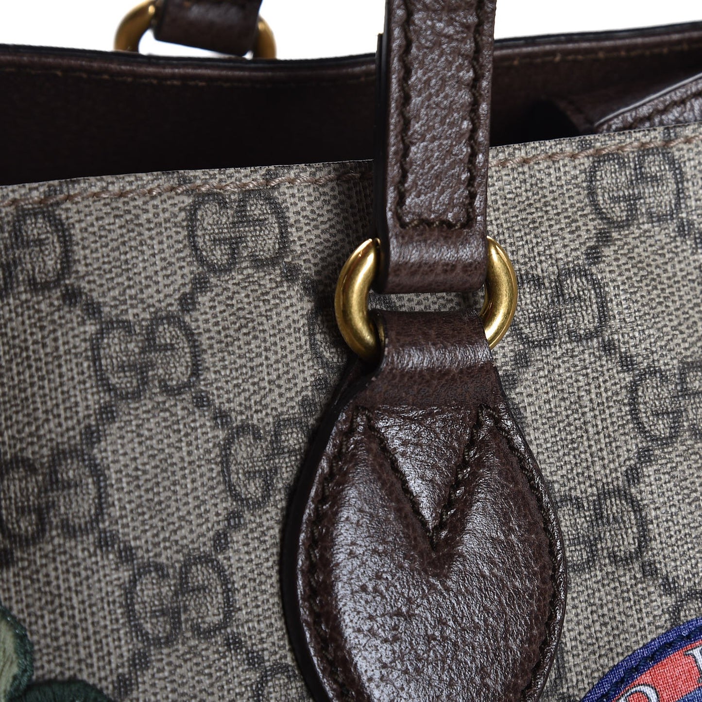 Soft GG Supreme Monogram Courrier Medium Crossbody Tote Beige New Acero