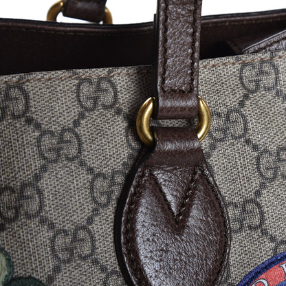 Gucci Soft GG Supreme Monogram Courrier Medium Crossbody Tote Beige New Acero 13 of 13