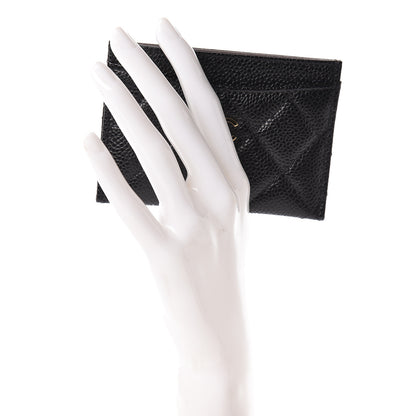 Chanel Caviar Quilted Card Holder Black 2 of 9