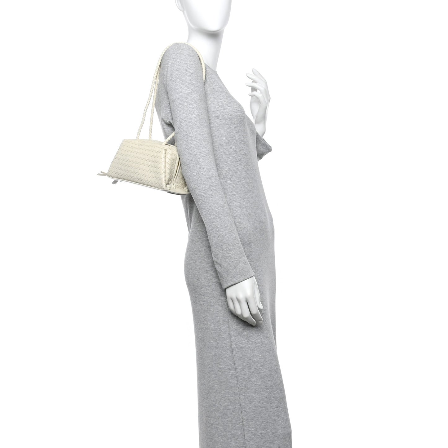Nappa Intrecciato Tokyo Top Handle Bag Sea Salt