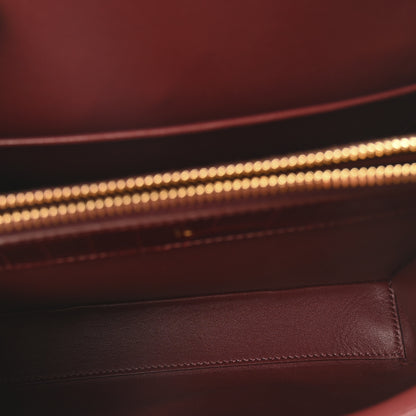 Celine Crocodile Small 16 Top Handle Bag Light Burgundy 5 of 10