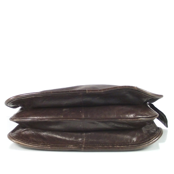 Bottega Veneta Vintage Leather Shoulder Bag Brown 5 of 10