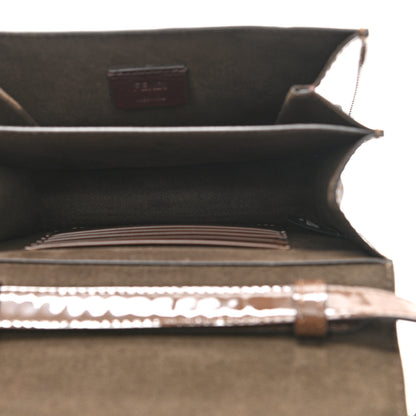 Fendi Vitello Vernice Mou Karligraphy Crossbody Bag Ebano 5 of 13