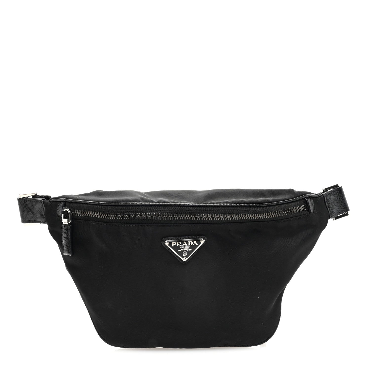 Prada Re-Nylon Saffiano Belt Bag Black 1 of 9