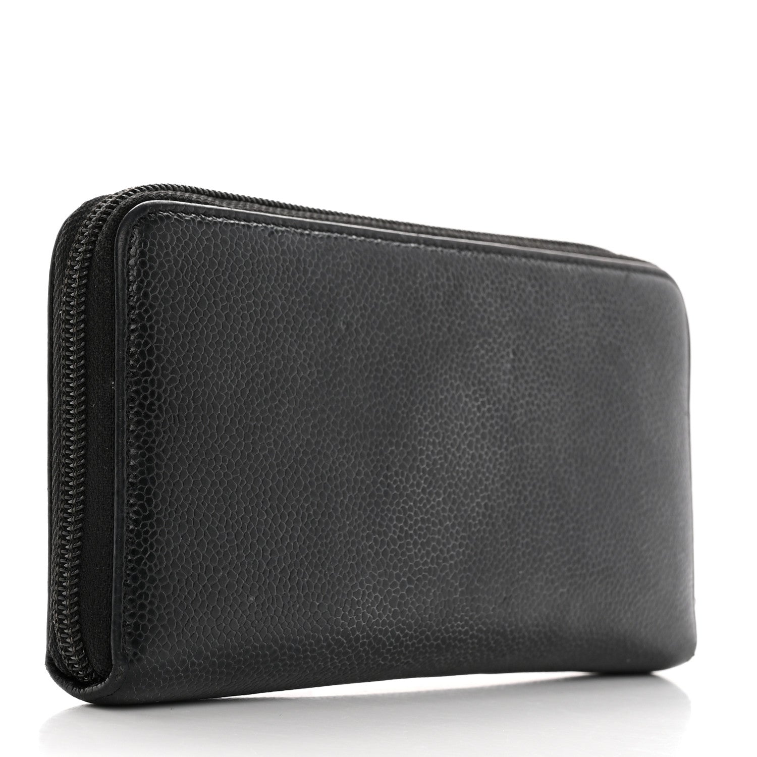 Chanel Caviar Large Timeless CC Zip Around Wallet Black 3 of 24