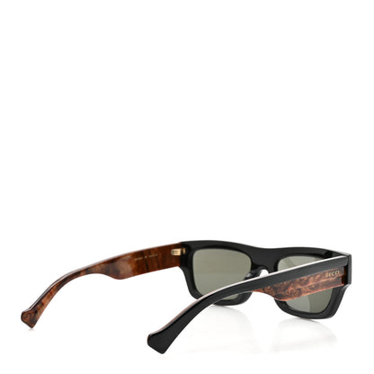 Gucci Acetate Rectangle Frame Web Sunglasses GG1301S Brown 4 of 8