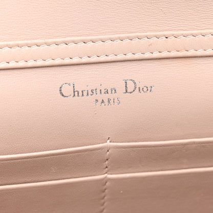 Christian Dior Grained Calfskin Diorama Wallet on Chain Pouch Nude 6 of 10
