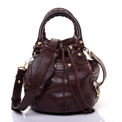 Balenciaga Agneau Giant 12 Gold Hardware Mini Pompon Cigare Fonce 3 of 10