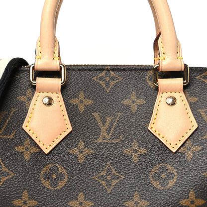 Louis Vuitton Monogram Speedy Bandouliere 20 Black 7 of 9