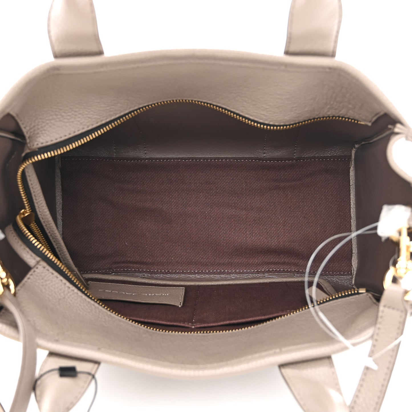 Grained Calfskin Medium The Tote Bag Cement