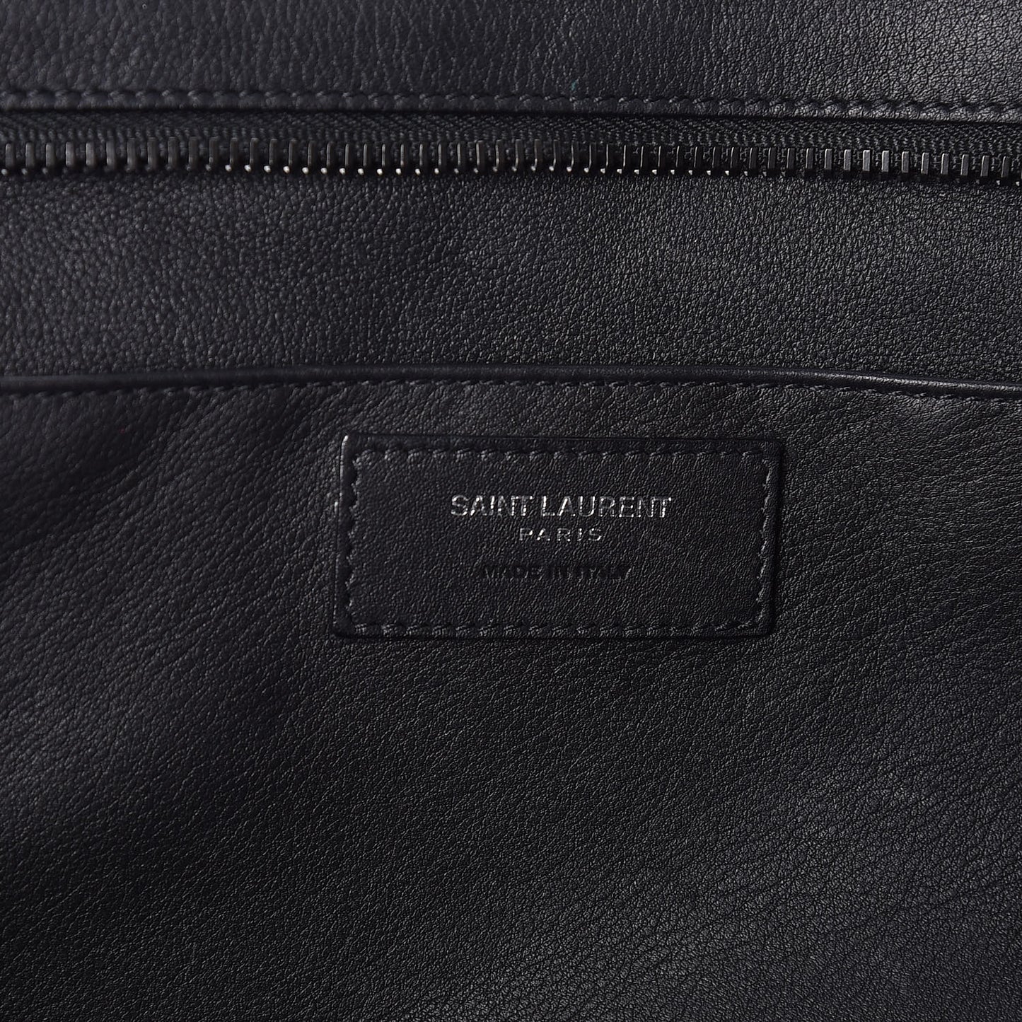 Calfskin Small Monogram Downtown Cabas Black White