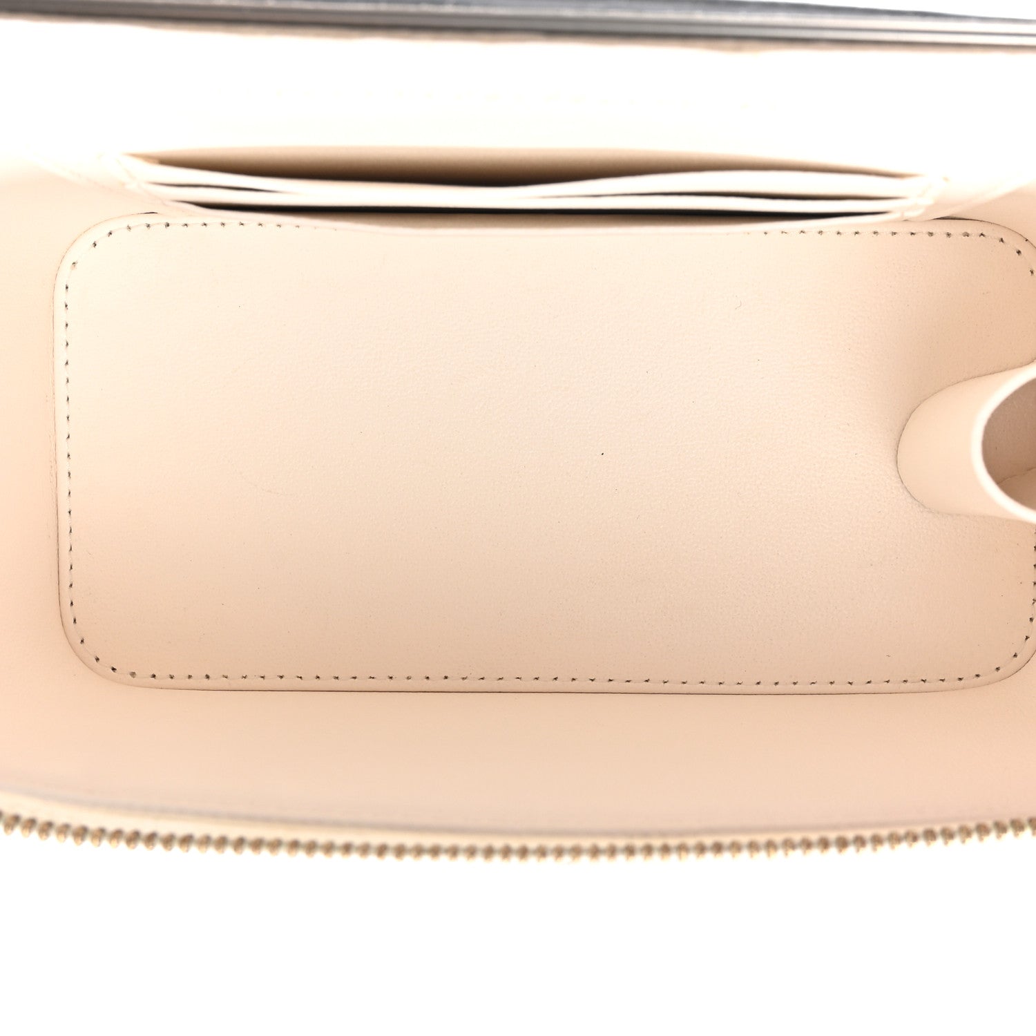 Chanel Caviar Quilted Sweetheart Vanity Case White 5 of 11
