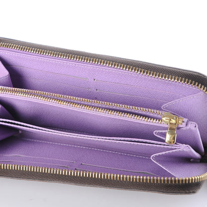 Louis Vuitton Damier Ebene Illustre Zippy Wallet Violet 5 of 11