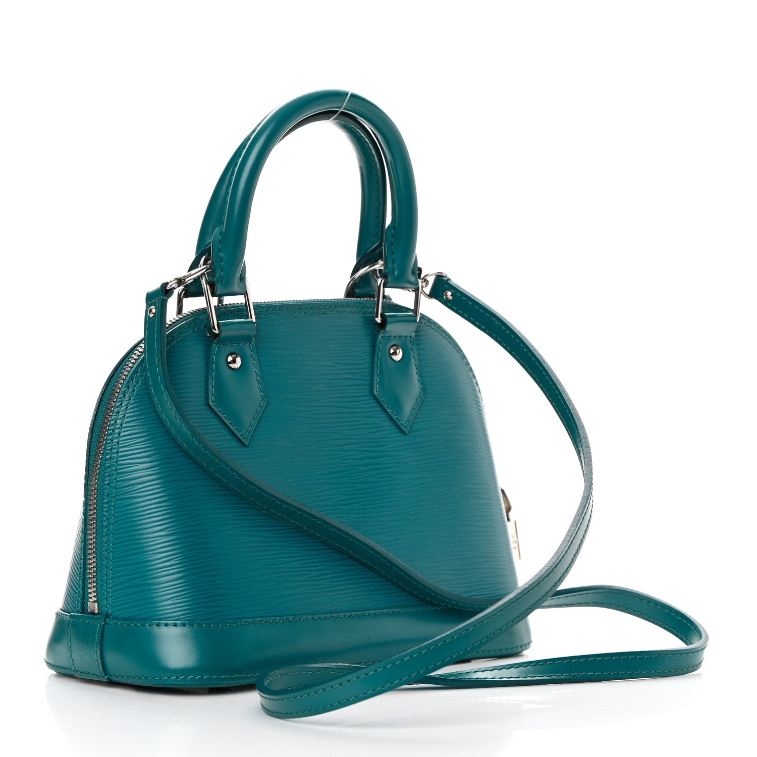 Louis Vuitton Epi Alma BB Cyan 2 of 13