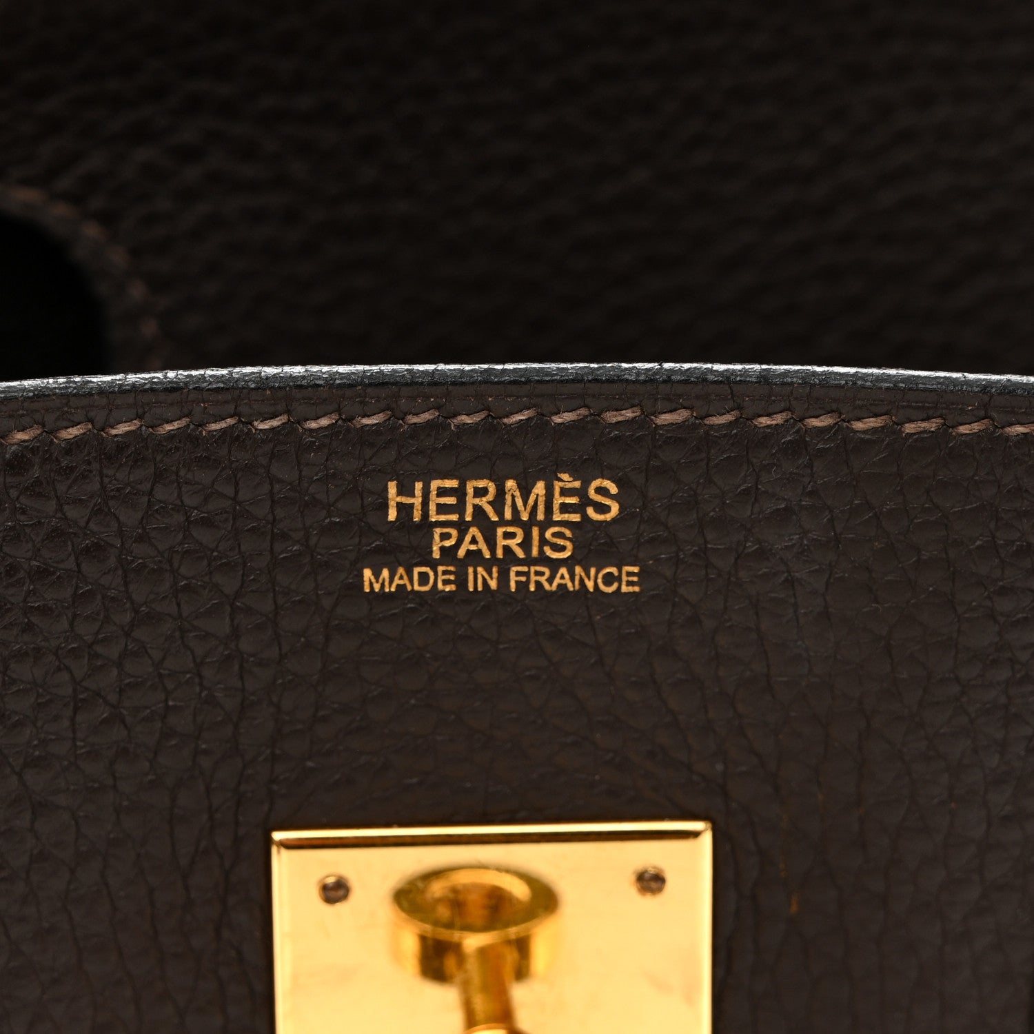 Hermes Taurillon Clemence Birkin 30 Chocolate 6 of 20