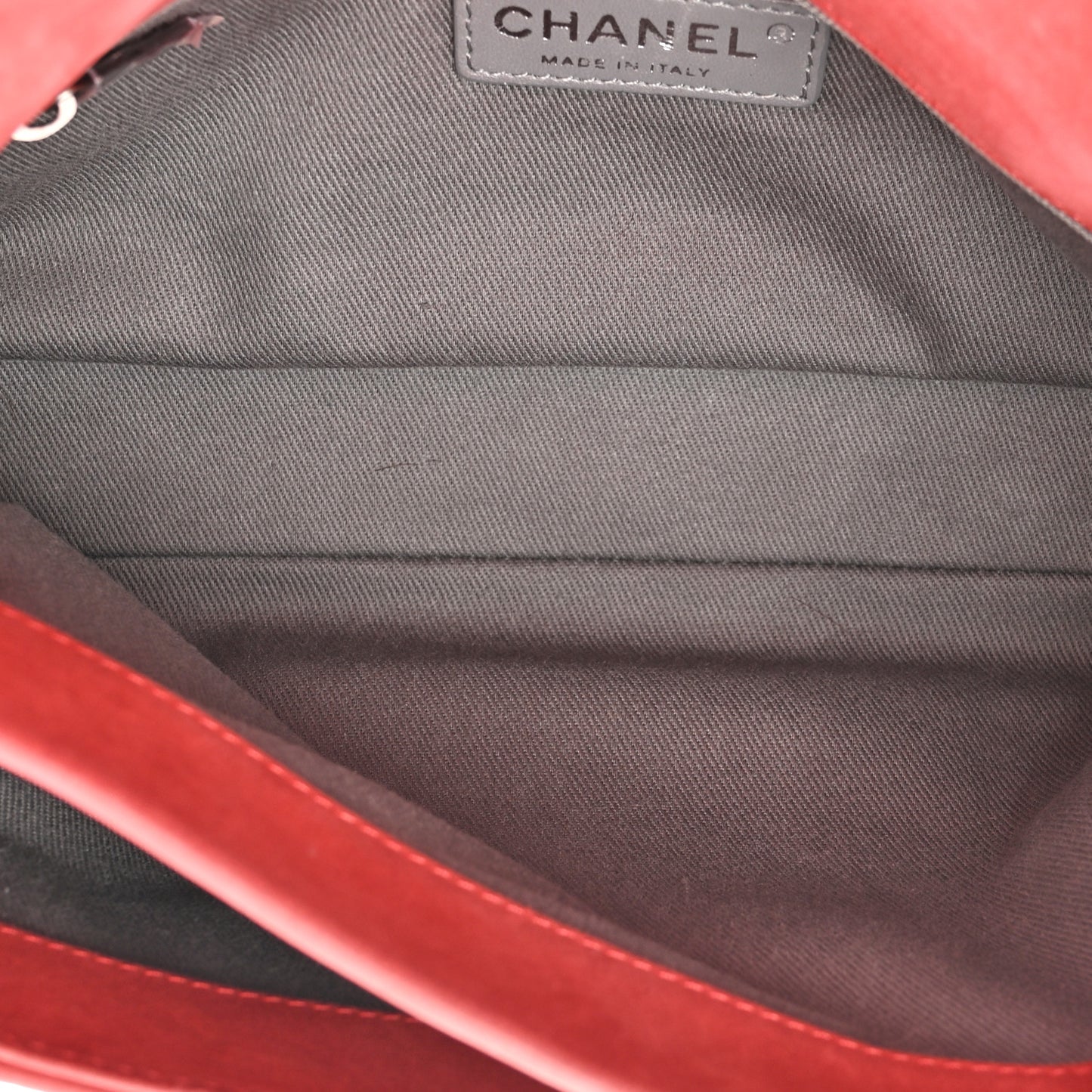 Suede Medium Coco Daily Flap Red