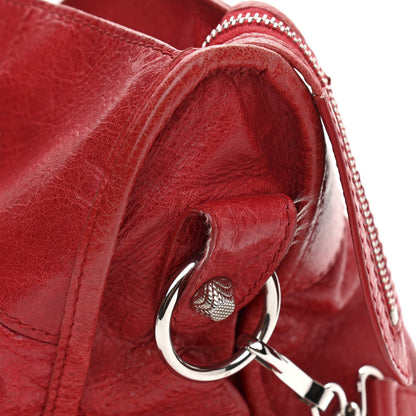 Balenciaga Agneau Arena Giant 12 Silver Hardware Part Time Coquelicot Rouge Coquelicot 17 of 17