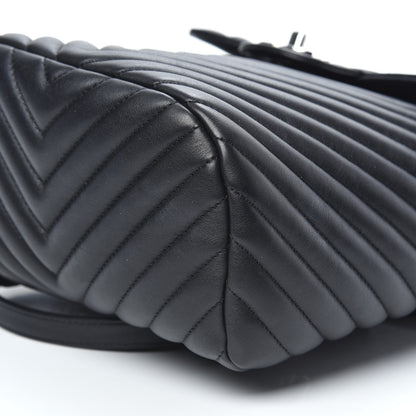 Chanel Calfskin Chevron Quilted Small Urban Spirit Backpack Black 8 of 11