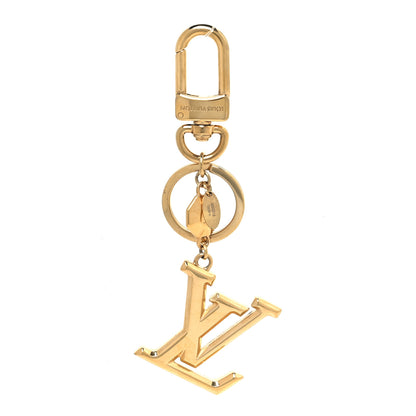 Louis Vuitton LV Facettes Bag Charm Key Holder Gold 1 of 4