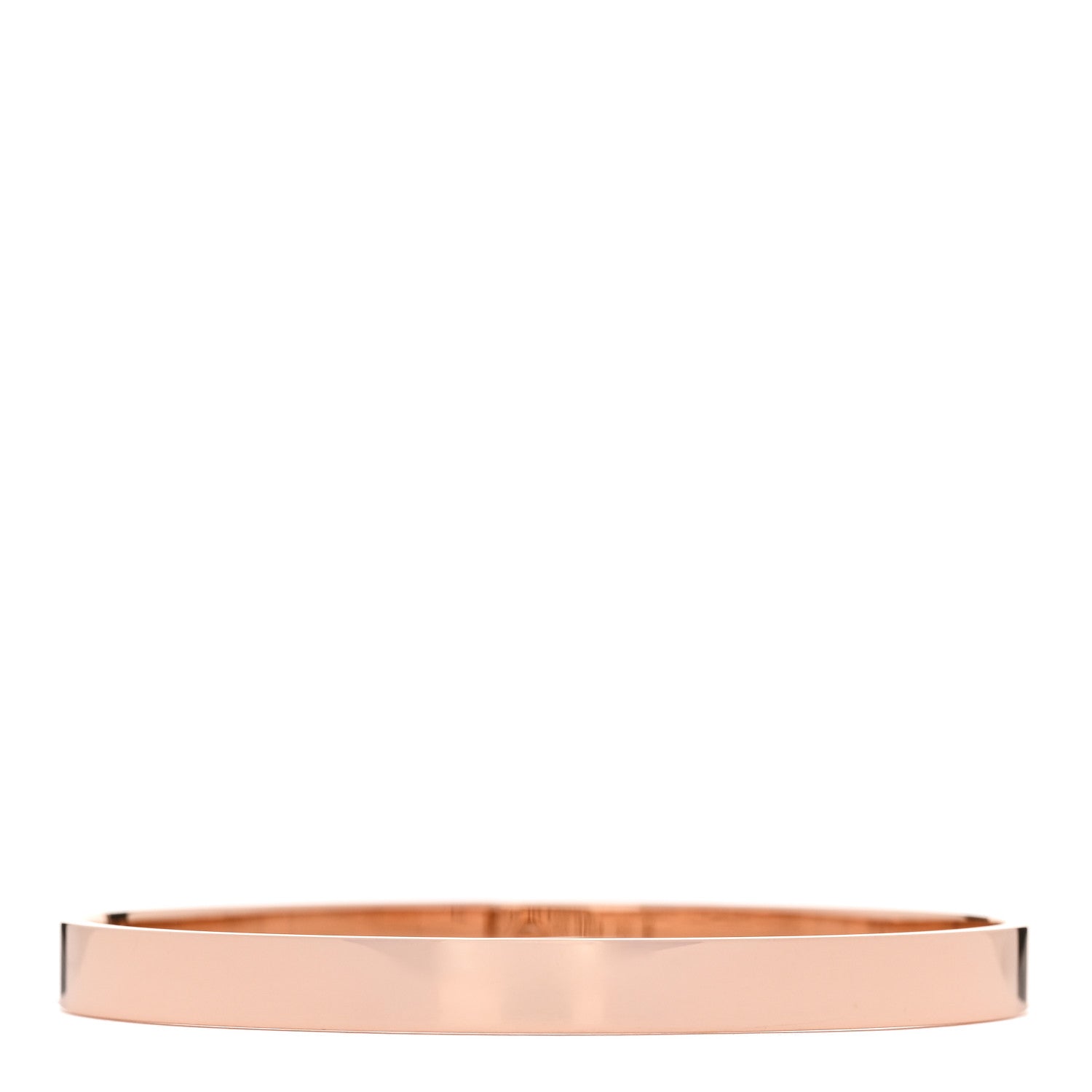 Hermes 18K Rose Gold Diamond PM Kelly Pave Bracelet SH 2 of 4