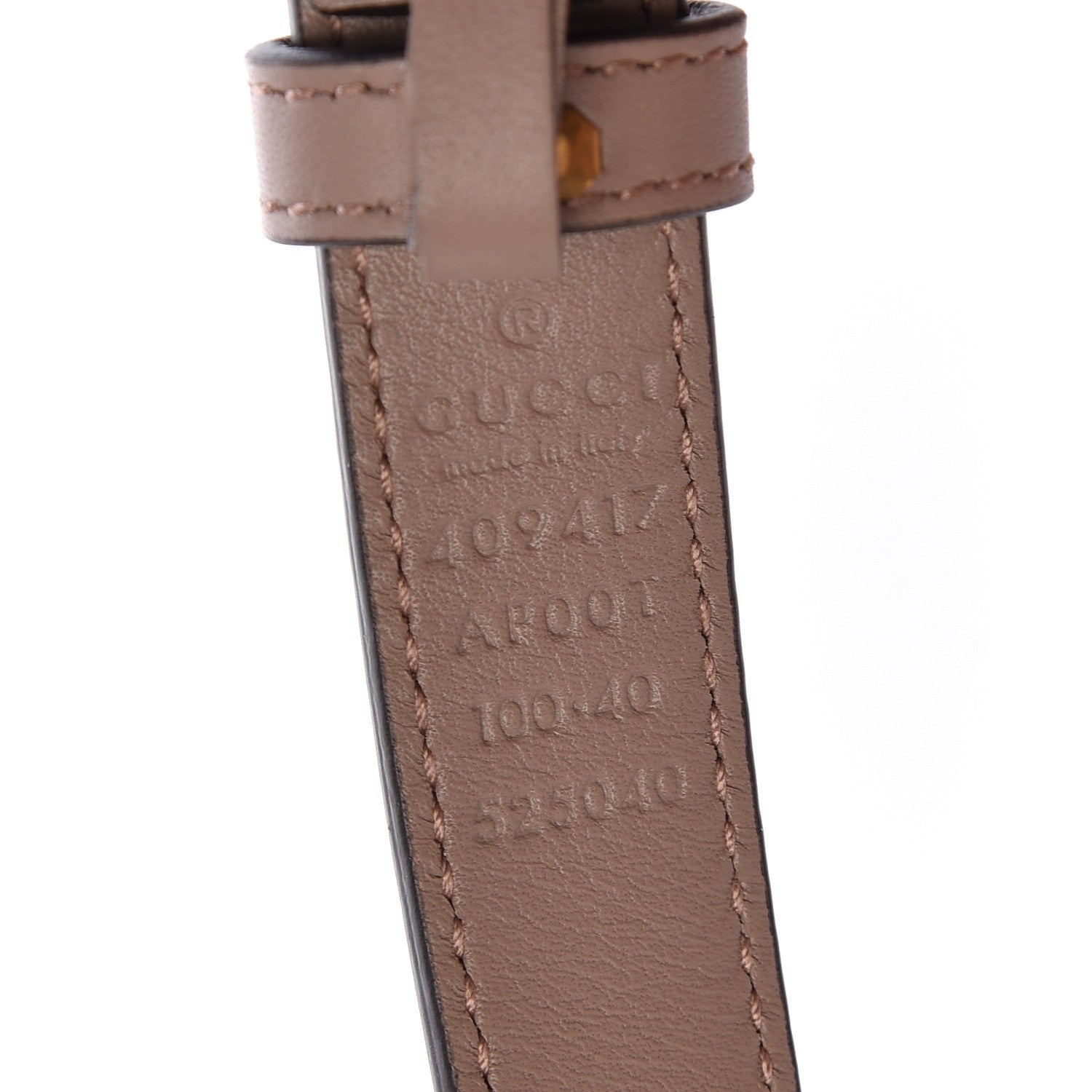 Gucci Calfskin Double G 20mm Belt 100 40 Porcelain Rose 4 of 7