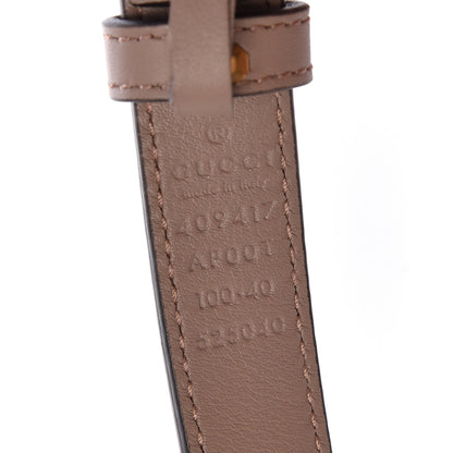 Gucci Calfskin Double G 20mm Belt 100 40 Porcelain Rose 4 of 7