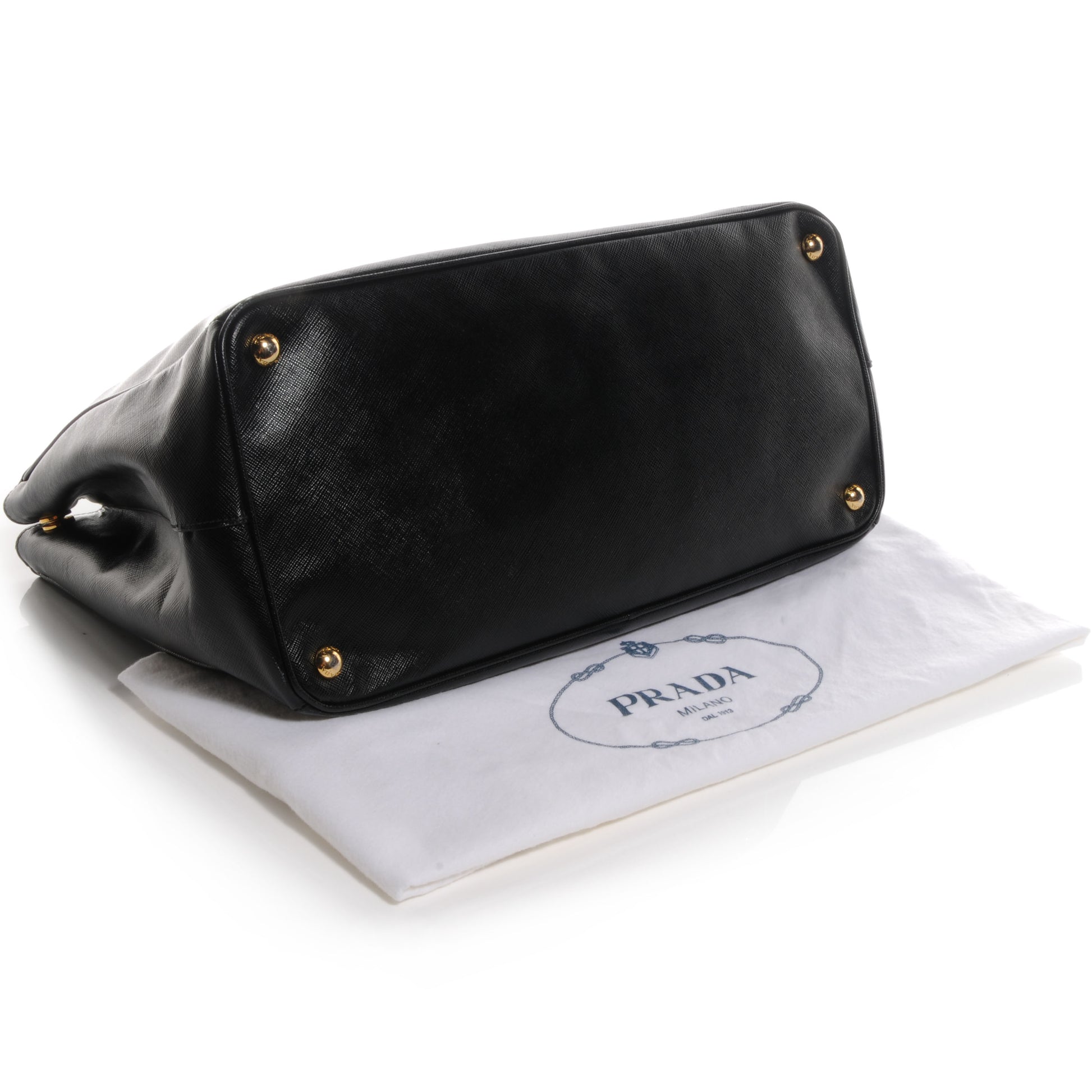 Prada Saffiano Lux Large Tote Nero Black 4 of 10