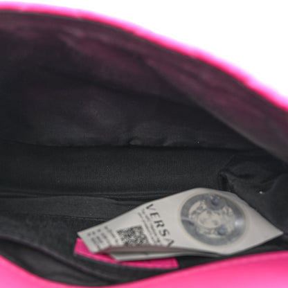 Versace Velvet Quilted Medusa Chain Crossbody Pink 5 of 11