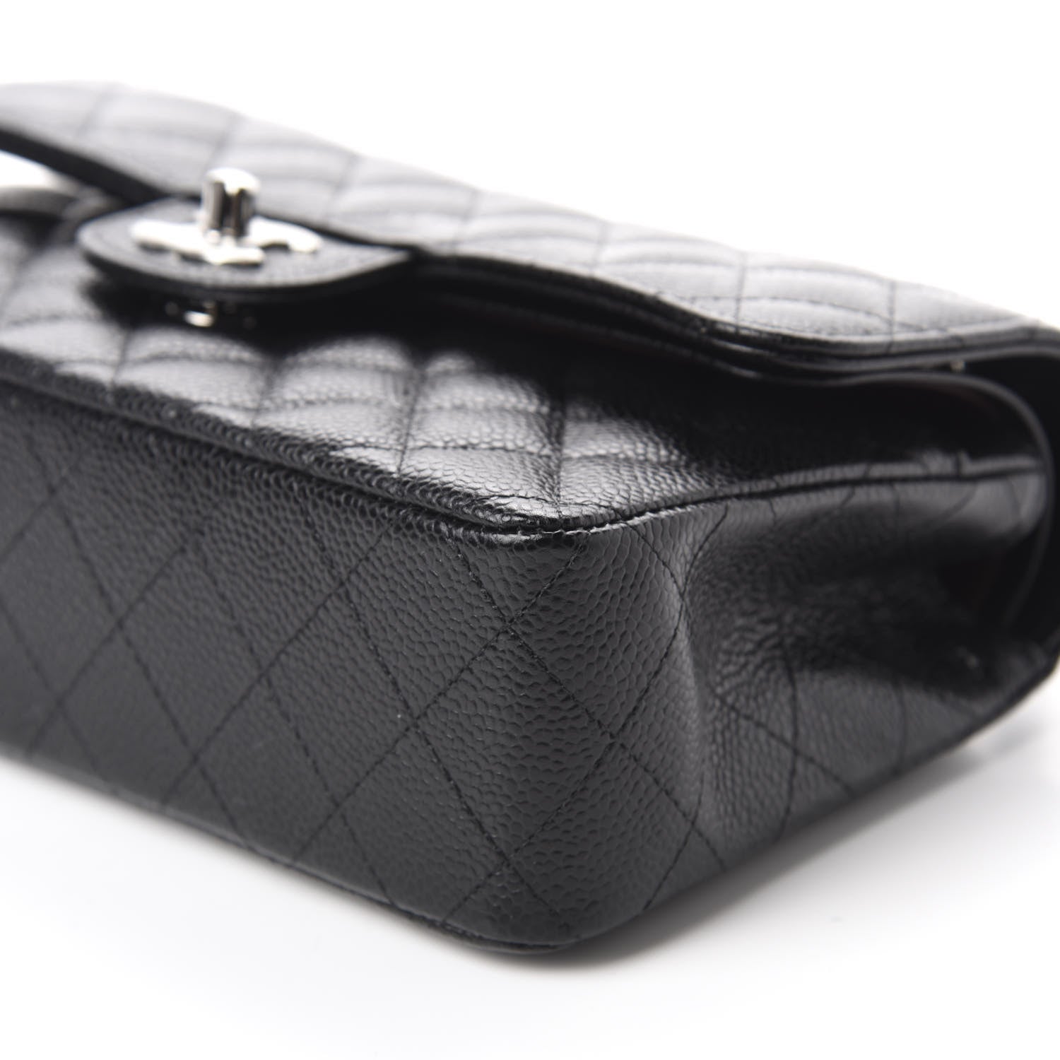 Chanel Caviar Quilted Small Double Flap Black 7 of 11